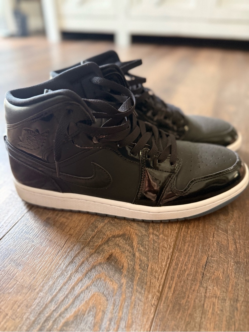 Nike Men's Black Air Force 1 High-Top Athletic Sneakers